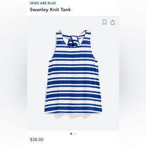 Skies are Blue Swanley knit tank